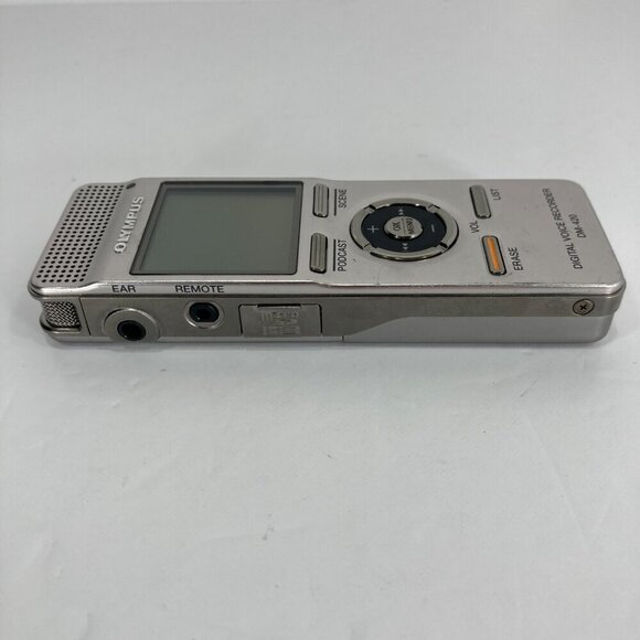 Olympus Digital Voice Recorder DM-420 Silver Handheld 2GB Internal Memory TESTED - Picture 8 of 8